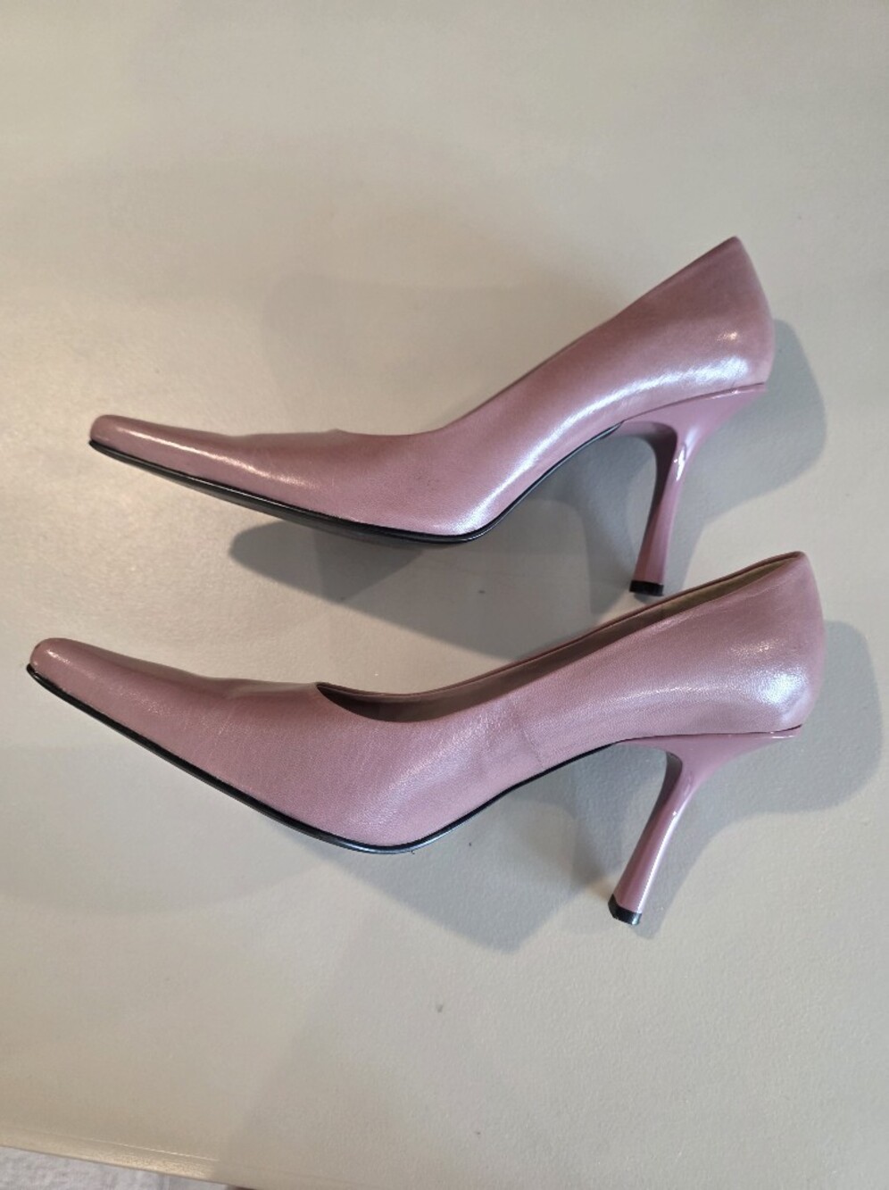 Nine West Blush Pink Pointed-Toe Pumps, Size 8. - Picture 3 of 5
